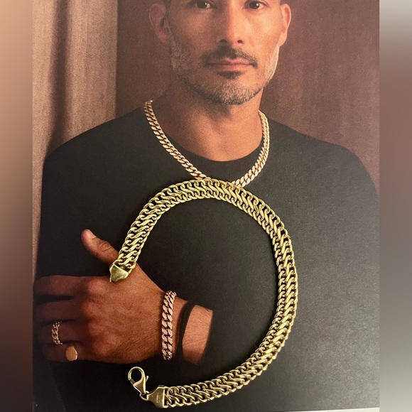 Beautiful 18k Yellow Gold Milor Double S Link
Chain Bracelet 7.25" - Picture 14 of 16